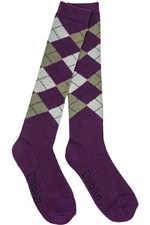 Dublin Argyle Socks Purple / Ash